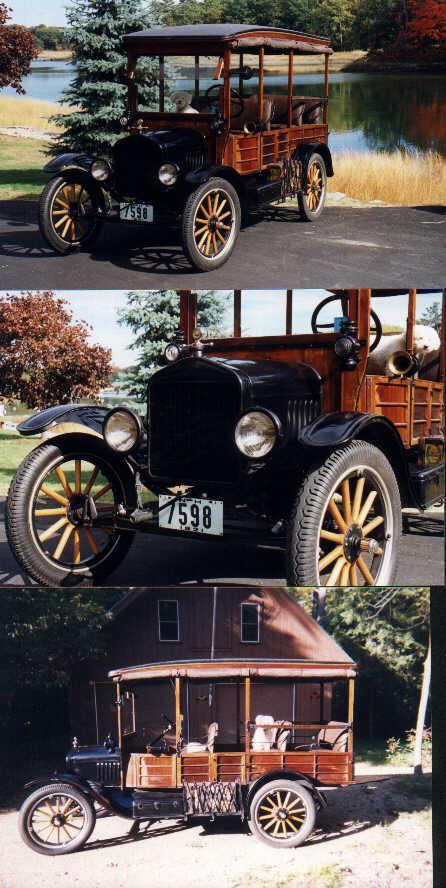 1921 Model T collage